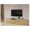 Image de Meuble tv 180cm collection eva. Couleur chêne et noir.