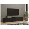 Image de Meuble tv 180cm collection eva. Couleur noir et chêne.