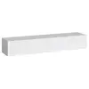 Image de Meuble tv suspendu 180 cm   blanc   collection switch   finitions brillantes   design moderne