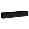 Image de Meuble TV suspendu 180cm coloris noir collection SWITCH. Finitions brillantes.