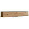 Image de Meuble Tv Suspendu 180cm Coloris Chêne Wotan. Collection Switch.