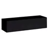 Image de Meuble TV suspendu 120cm coloris noir collection SWITCH. Finitions brillantes.