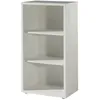 Image de Bibliothèque de bureau avec 2 étagères   Collection SOON   Blanc Mat