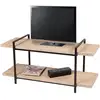 Image de Meuble Tv Style Moderne Avec 2 Étagères Collection Daryl   Dimensions 120x43x55 Cm, C