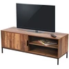 Image de Meuble Tv Jayce   Noyer Avec 1 Porte Et 2 Étagères   L120 X H45 X P40 Cm