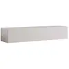 Image de Meuble Tv Fly   Cachemire Mat   3 Niches Fermées Avec Abattant