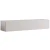 Image de Meuble tv fly   cachemire mat   3 niches fermées avec abattant