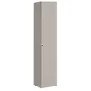 Image de Colonne salle de bain VANTA taupe   meuble suspendu 160 cm avec porte et tiroirs