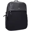 Image de David Jones - Sac à Dos Ordinateur Portable 15 Homme - Cartable Elégant Cuir PU Nylon Cours Lycée Travail Business Ville - Noir
