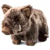 Image de Peluche sanglier - MBW - 60681 marron - Yeux plastique - Nez brodé - Norme EN 71