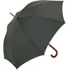 Image de Parapluie standard - FARE - FP3310 - Gris anthracite - Automatique - Polyester pongé - Fibre de verre - Bois