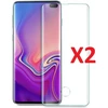 Image de X2 Verre Trempé Incurvé Samsung Galaxy S10 Plus Couverture Complète Pr