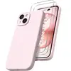 Image de Coque Pour Iphone 15 Plus Silicone Rose + 2 Verres Trempes Little Boutik®
