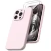 Image de Coque Little Boutik Coque Iphone 15 Pro Rose Silicone 2 Verres Trempés