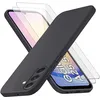 Image de Coque Pour Samsung Galaxy A25 5g Silicone Noir + 2 Verres Trempes Little Boutik©