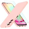 Image de Coque Pour Samsung Galaxy A25 5G Silicone Rose + Verre Trempe Little Boutik©