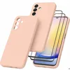 Image de Coque Pour Samsung Galaxy A25 5G Silicone Rose + 2 Verres Trempes Little Boutik©