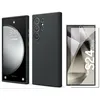 Image de Coque Pour Samsung Galaxy S24 Ultra Silicone Noir + Verre Trempe Little Boutik©