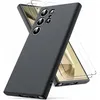 Image de Coque Pour Samsung Galaxy S24 Ultra Silicone Noir + 2 Verres Trempes Little Boutik©