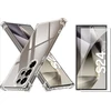 Image de Coque Pour Samsung Galaxy S24 Ultra Silicone Transparente Angles Renforces + Verre Trempe Little Boutik©