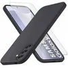 Image de Coque Pour Samsung Galaxy S24 Plus Silicone Noir + Verre Trempe Little Boutik©