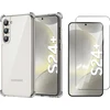 Image de Coque Little Boutik Galaxy S24 Plus Silicone Transparent Angles Renforcés Verre Trempé
