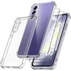 Image de Coque Pour Samsung Galaxy S24 Silicone Transparente Angles Renforces + 2 Verres Trempes Little Boutik©
