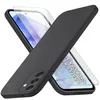 Image de Coque Pour Samsung Galaxy A55 5G Silicone Noir + Verre Trempe Little Boutik©
