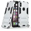 Image de Housse Etui Coque Rigide Anti Choc Pour Apple Iphone X + Film Ecran - Argent