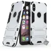 Image de Coque rigide anti choc pour Apple iPhone X + film ecran - ARGENT