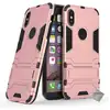 Image de Housse Etui Coque Rigide Anti Choc Pour Apple Iphone X + Film Ecran - Rose