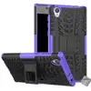 Image de Housse Etui Coque Rigide Anti Choc Pour Sony Xperia L1 + Verre Trempe - Mauve