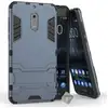 Image de Housse Etui Coque Rigide Anti Choc Pour Nokia 6 + Film Ecran - Bleu Fonce