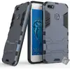 Image de Housse Etui Coque Rigide Anti Choc Pour Huawei Y6 Pro (2017) + Film Ecran - Bleu Fonce