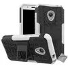 Image de Housse Etui Coque Rigide Anti Choc Pour Alcatel U5 + Film Ecran - Blanc