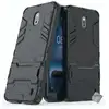 Image de Housse Etui Coque Rigide Anti Choc Pour Nokia 2 + Film Ecran - Noir