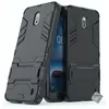 Image de Coque rigide anti choc pour Nokia 2 + film ecran - NOIR