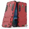 Image de Housse Etui Coque Rigide Anti Choc Pour Nokia 2 + Film Ecran - Rouge