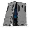 Image de Housse Etui Coque Rigide Anti Choc Pour Nokia 3 + Verre Trempe - Gris