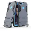 Image de Housse Etui Coque Rigide Anti Choc Pour Huawei Honor 9 Lite + Verre Trempe - Bleu Fonce