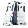 Image de Housse Etui Coque Rigide Anti Choc Pour Huawei P Smart + Film Ecran - Argent