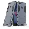 Image de Housse Etui Coque Rigide Anti Choc Pour Huawei P Smart + Film Ecran - Bleu Fonce