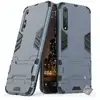 Image de Housse Etui Coque Rigide Anti Choc Pour Huawei P20 Pro + Film Ecran - Bleu Fonce