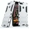 Image de Housse Etui Coque Rigide Anti Choc Pour Huawei Y6 (2018) + Film Ecran - Argent