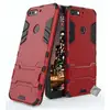 Image de Housse Etui Coque Rigide Anti Choc Pour Huawei Y7 (2018) + Film Ecran - Rouge