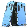 Image de Housse Etui Coque Rigide Anti Choc Pour Samsung A6+ Plus (2018) + Verre Trempe - Bleu Clair
