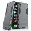 Image de Housse Etui Coque Rigide Anti Choc Pour Apple Iphone Xr + Verre Trempe - Gris