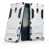 Image de Housse Etui Coque Rigide Anti Choc Pour Nokia 2.1 (2018) + Verre Trempe - Argent