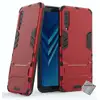 Image de Housse Etui Coque Rigide Anti Choc Pour Samsung Galaxy A7 (2018) + Film Ecran - Rouge