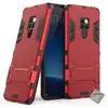 Image de Housse Etui Coque Rigide Anti Choc Pour Huawei Mate 20 + Verre Trempe - Rouge